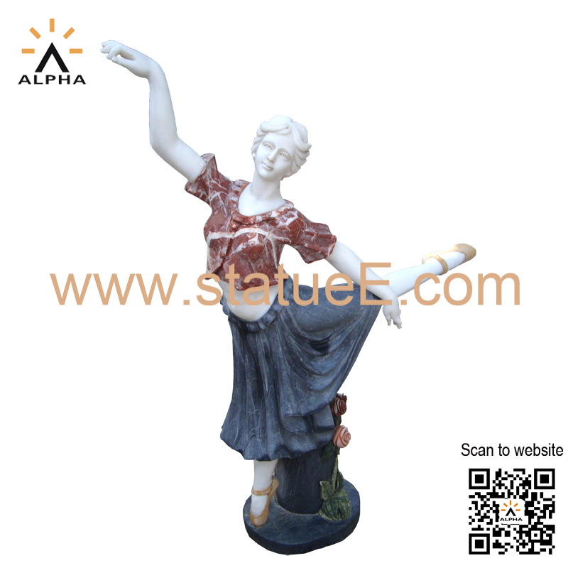 marble dancer statue